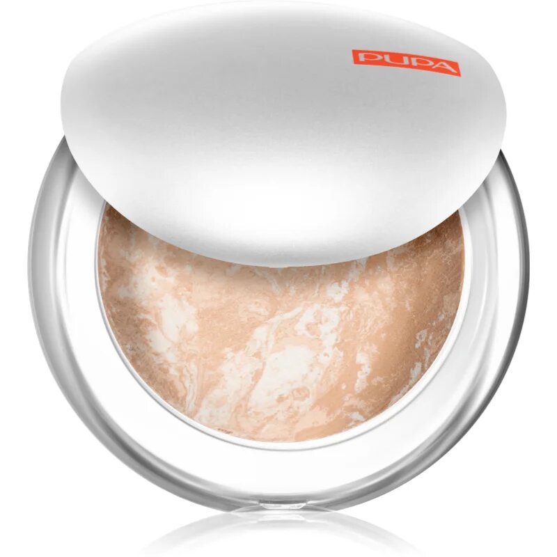 PUPA Milano Luminys zapečen matirajoči puder odtenek 06 Biscuit 9 g