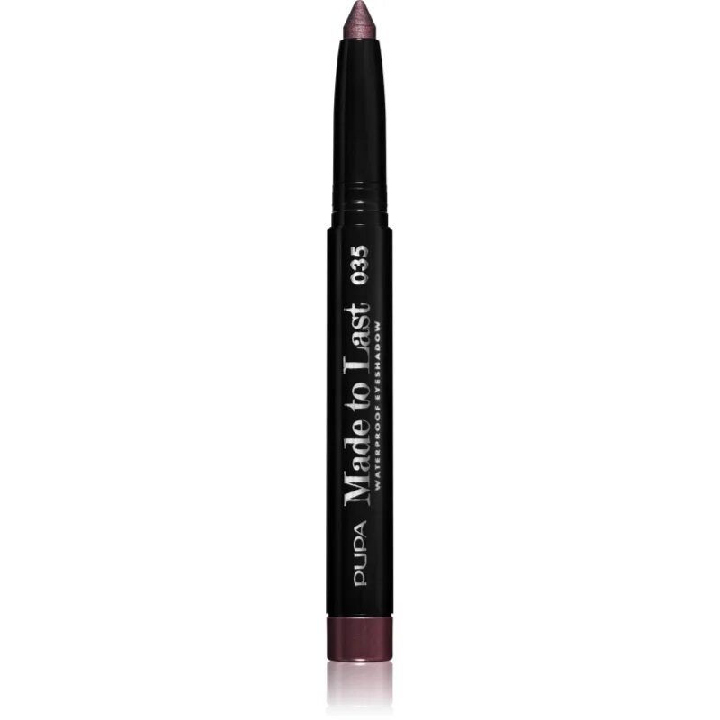 PUPA Milano Made to Last dolgoobstojna senčila za oči v svinčniku vodoodporno odtenek 035 Plum 1.4 g