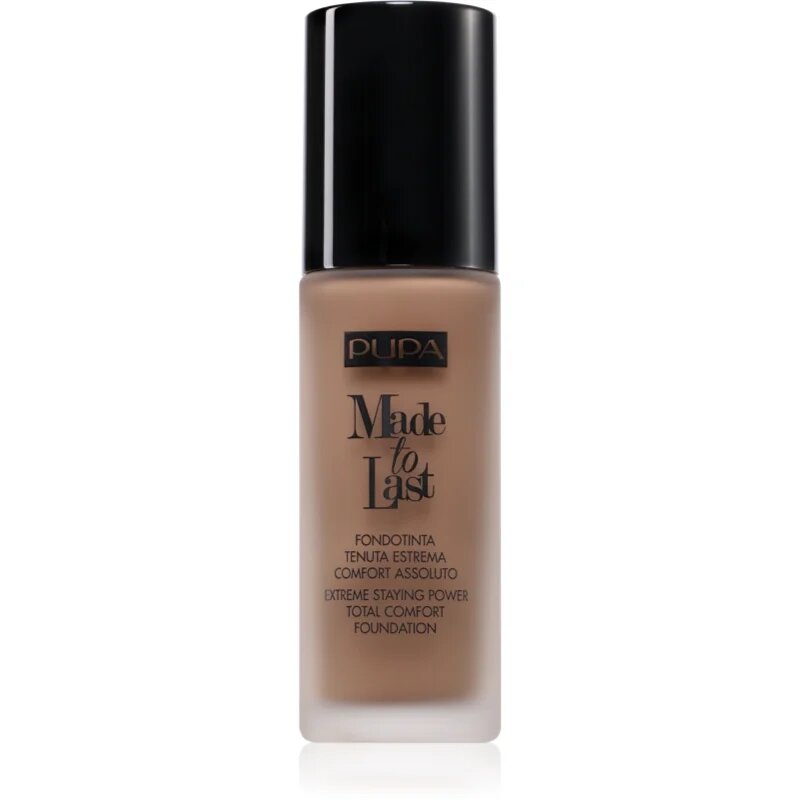 PUPA Milano Made to Last dolgoobstojni tekoči puder odtenek 060 Golden Beige 30 ml
