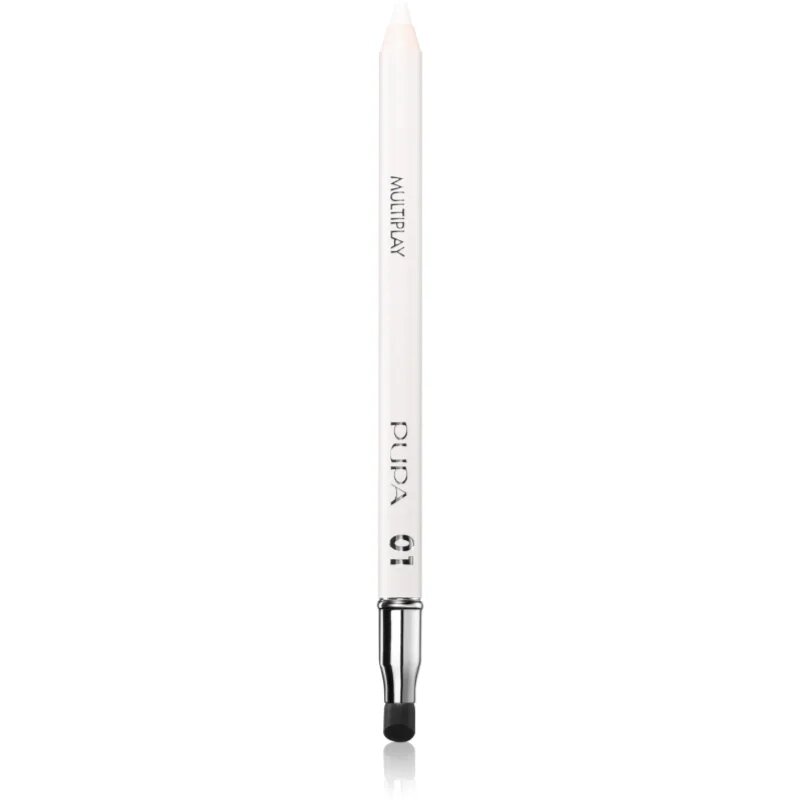 PUPA Milano Multiplay Triple-Purpose dolgoobstojni svinčnik za oči 01 Icy White 1.2 g