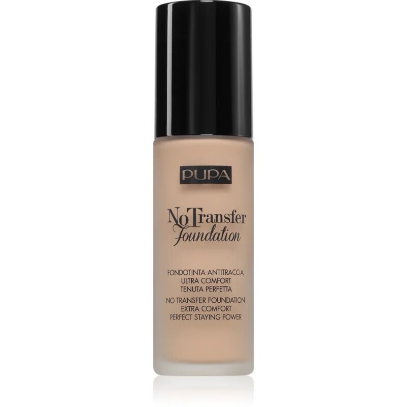 PUPA Milano No Transfer Foundation vlažilni tekoči puder SPF 15 odtenek Natural Skin 30 ml
