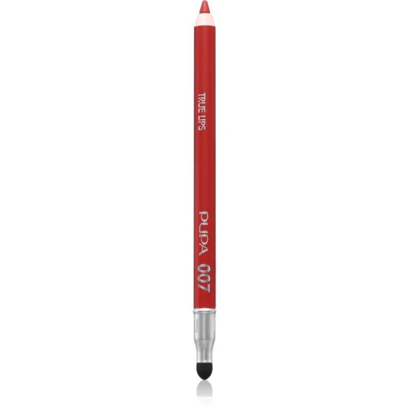 PUPA Milano True Lips črtalo za ustnice odtenek 007 Shocking Red 1.2 g