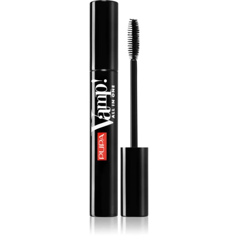 PUPA Milano Vamp! All In One maskara za volumen dolžino in ločevanje trepalnic odtenek 101 Black 9 ml