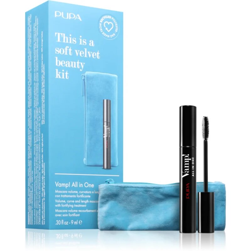 PUPA Milano Vamp! All In One maskara za volumen dolžino in ločevanje trepalnic odtenek Black