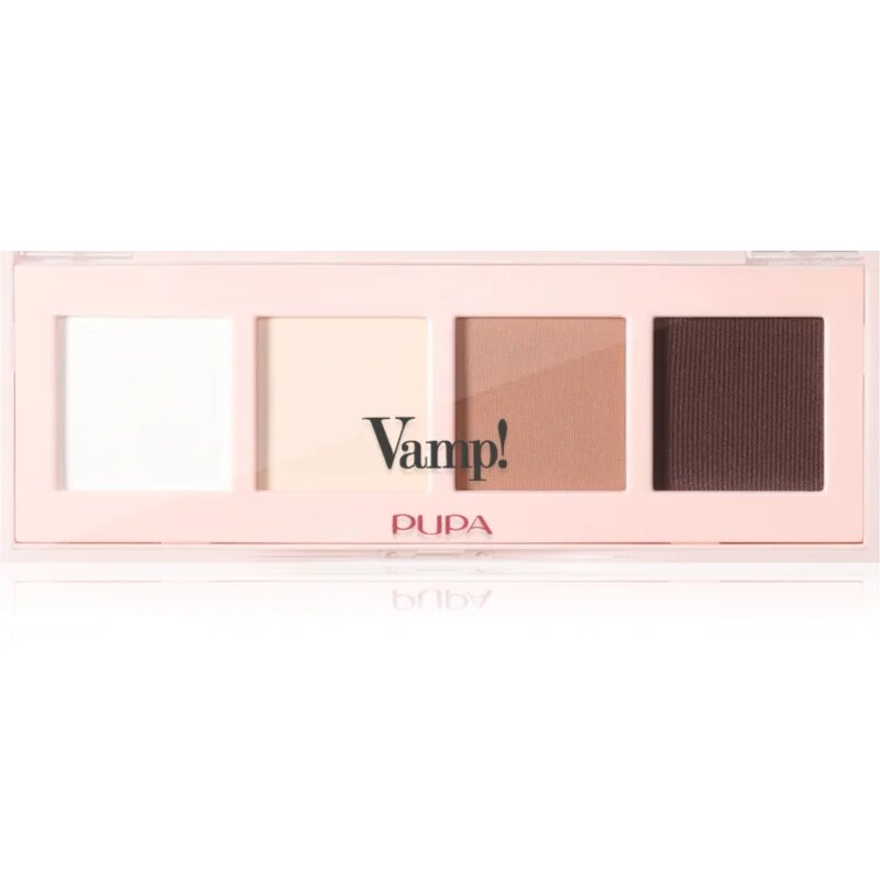 PUPA Milano Vamp! Eyeshadow Palette paleta senčil za oči 001 Natural Matt 5.2 g
