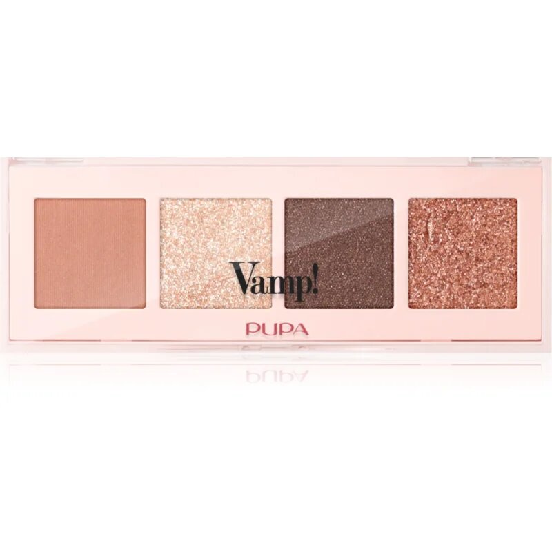 PUPA Milano Vamp! Eyeshadow Palette paleta senčil za oči 002 Gold Bronze 5.2 g