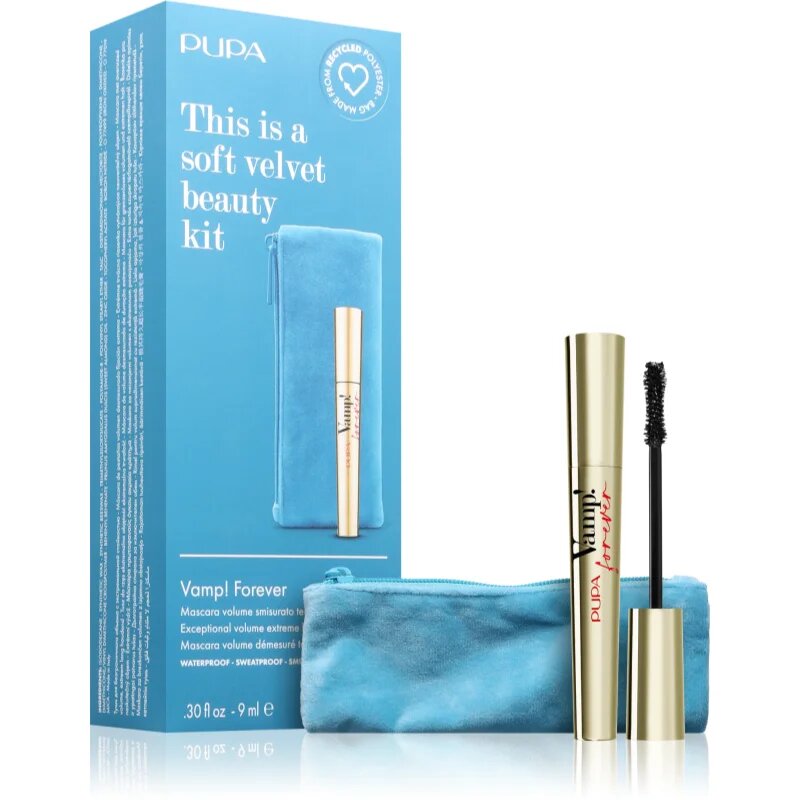 PUPA Milano Vamp! Forever dolgoobstojna maskara za volumen odtenek Black