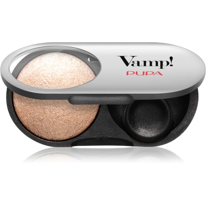 PUPA Milano Vamp! Radiant Baked Eyeshadow dolgoobstojna sijoča senčila za oči odtenek 202 Precious Gold - WET & DRY 1 g