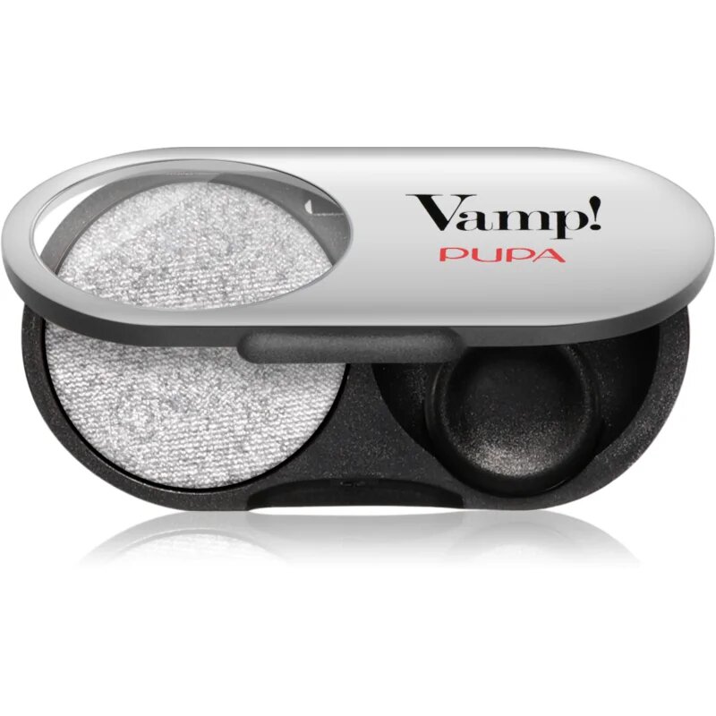 PUPA Milano Vamp! Radiant Baked Eyeshadow dolgoobstojna sijoča senčila za oči odtenek 302 Pure Silver - METALLIC 1 g