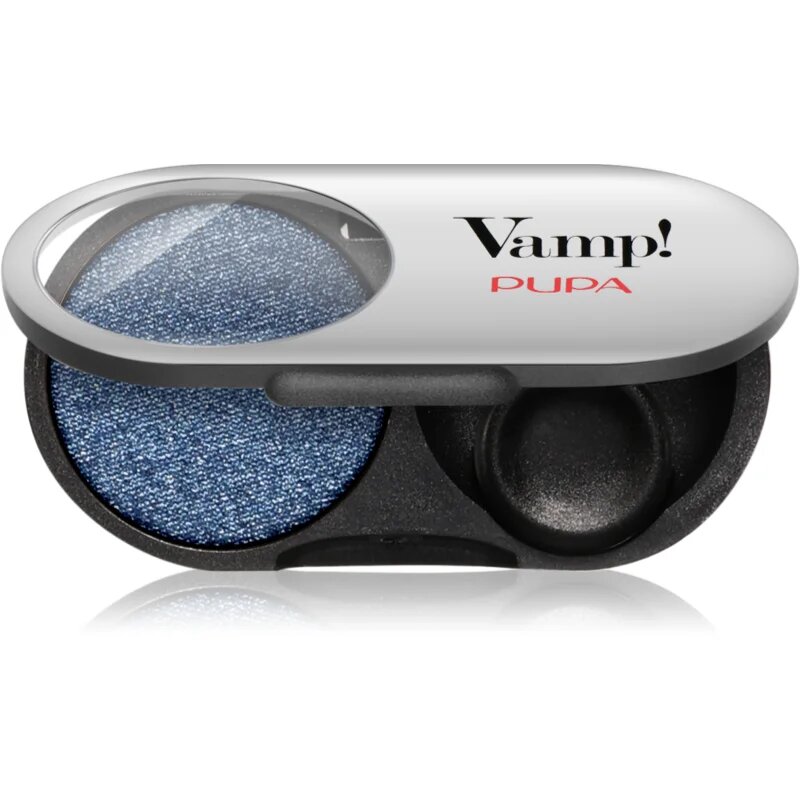 PUPA Milano Vamp! Radiant Baked Eyeshadow dolgoobstojna sijoča senčila za oči odtenek 307 Denim Blue - METALLIC 1 g