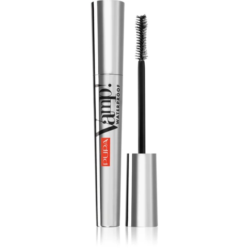 PUPA Milano Vamp! Waterproof vodoodporna maskara za volumen in privihanje trepalnic odtenek 001 Black 9 ml