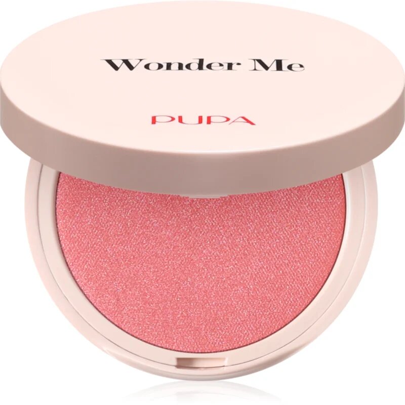 PUPA Milano Wonder Me Natural Effect Blush kompaktno rdečilo za naraven videz odtenek 002 Hug Me - Glow 4 g