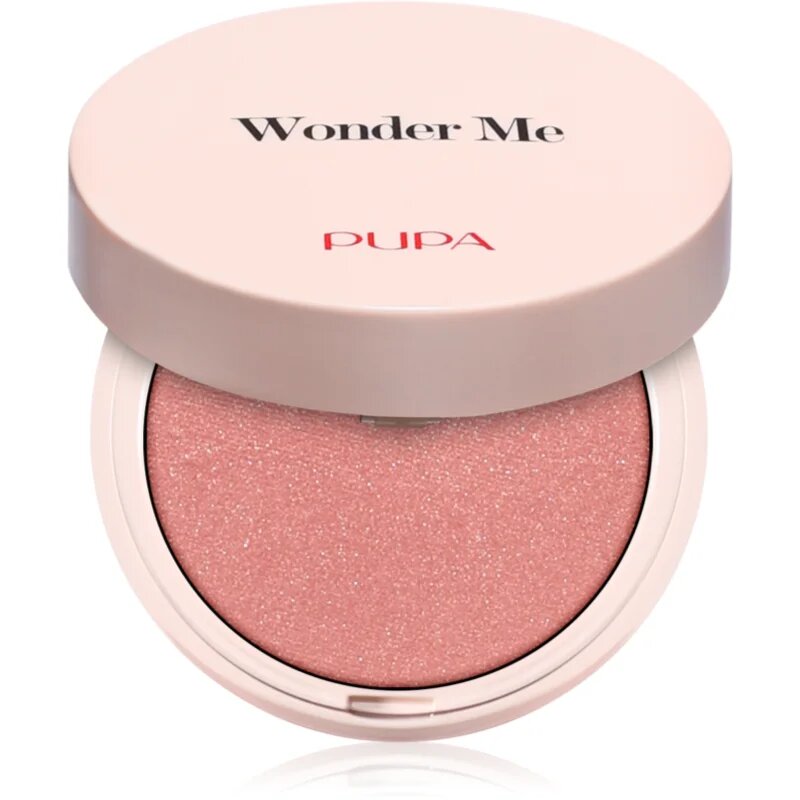 PUPA Milano Wonder Me Natural Effect Blush kompaktno rdečilo za naraven videz odtenek 003 That's Hot - Radiant 4 g