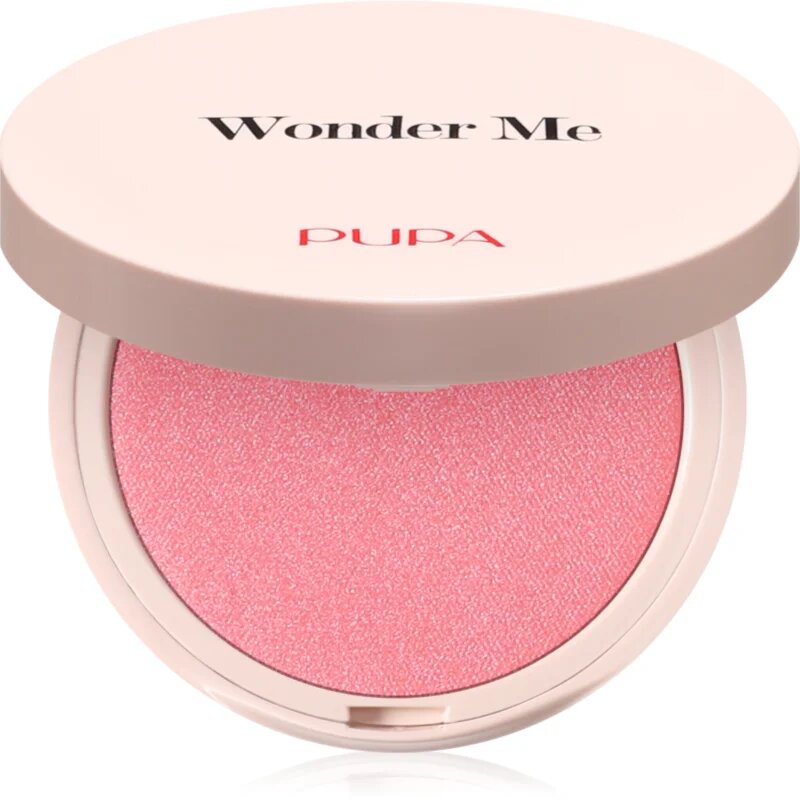 PUPA Milano Wonder Me Natural Effect Blush kompaktno rdečilo za naraven videz odtenek 006 First Kiss - Radiant 4 g