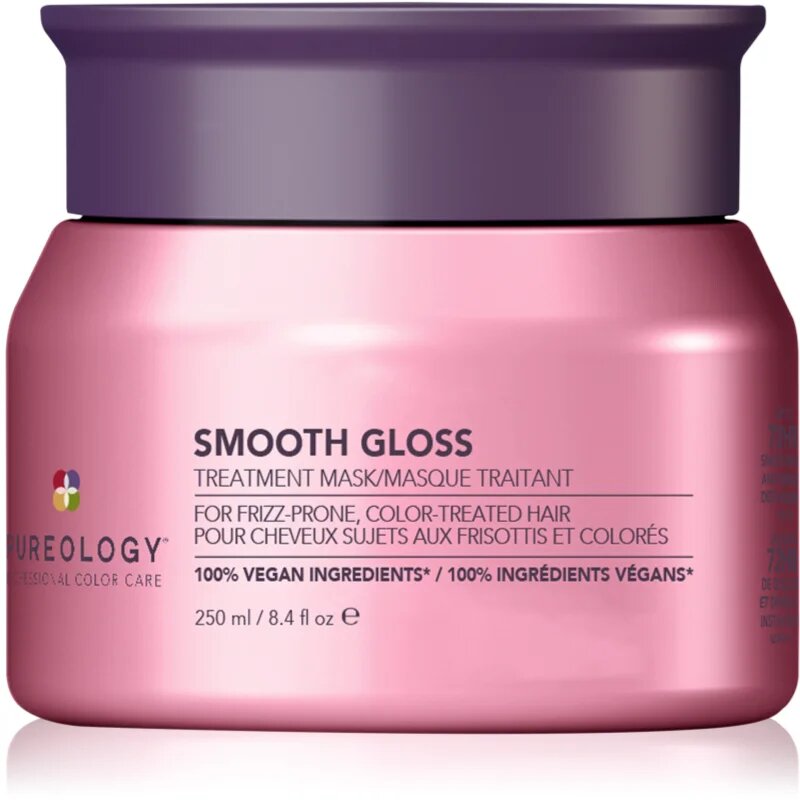 Pureology Smooth Gloss hranilna maska za lase za ženske 250 ml