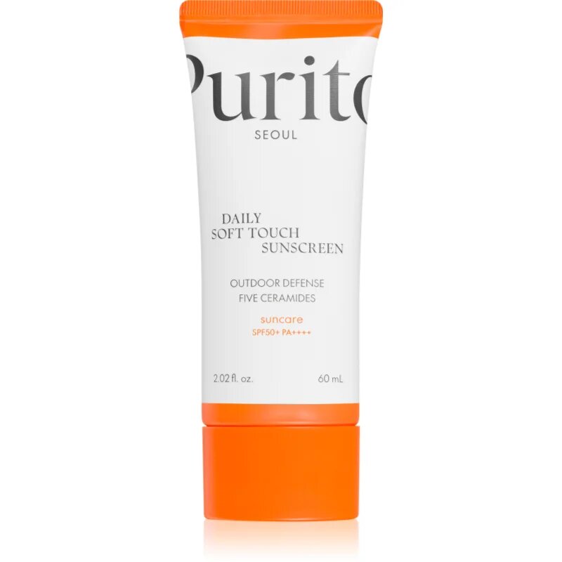 Purito Daily Soft Touch Sunscreen lahka zaščitna krema za obraz SPF 50+ 60 ml