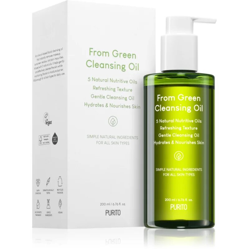 Purito From Green čistilno olje za obraz 200 ml