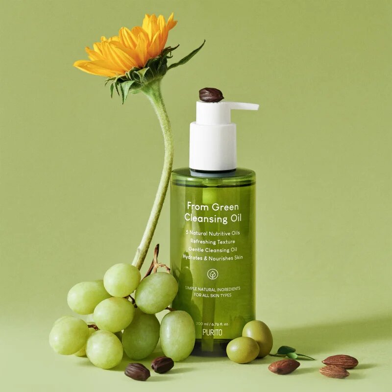 Purito From Green čistilno olje za obraz + nadomestno polnilo 2x200 ml
