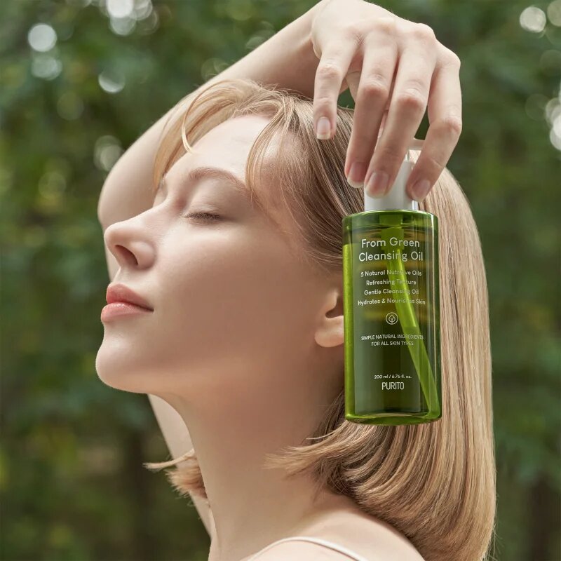 Purito From Green čistilno olje za obraz + nadomestno polnilo 2x200 ml