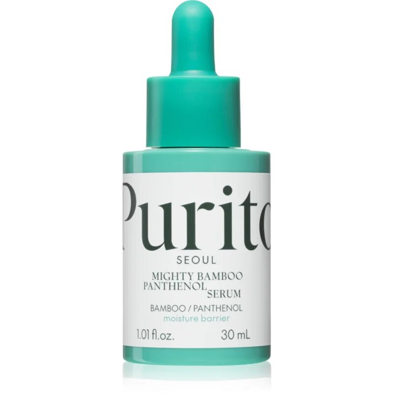 Purito Mighty Bamboo Panthenol Serum intenzivni regeneracijski serum za obnovo kožne pregrade 30 ml