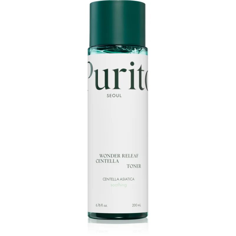 Purito Wonder Releaf Centella Toner vlažilni tonik za pomiritev in okrepitev občutljive kože 200 ml