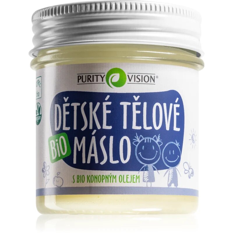 Purity Vision Baby Body Butter maslo s konopljinim oljem 120 ml
