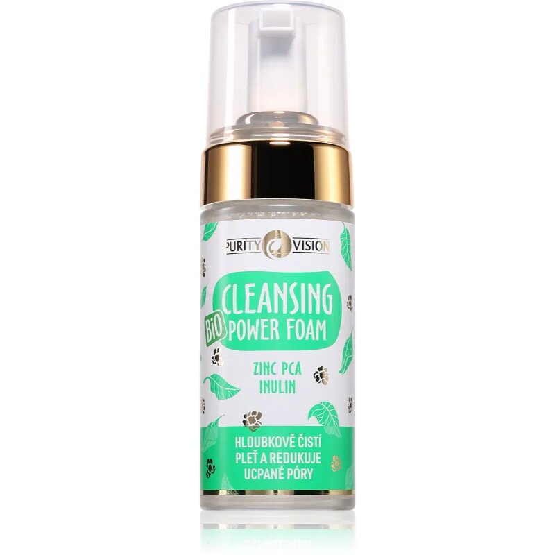 Purity Vision BIO Cleansing Power Foam vlažilna čistilna pena s pomirjajočim učinkom 90 ml