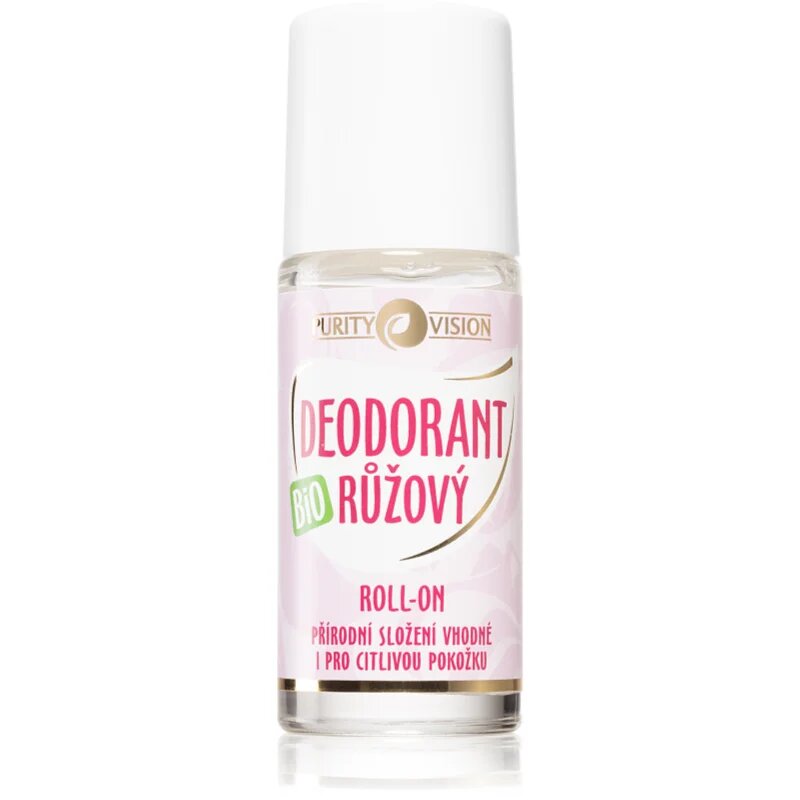 Purity Vision BIO deodorant roll-on z vrtnično vodo 50 ml