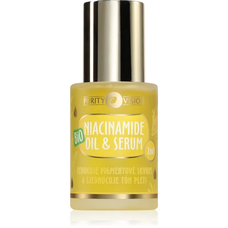 Purity Vision BIO Niacinamide oil & serum oljni serum za poenotenje tona kože 30 ml