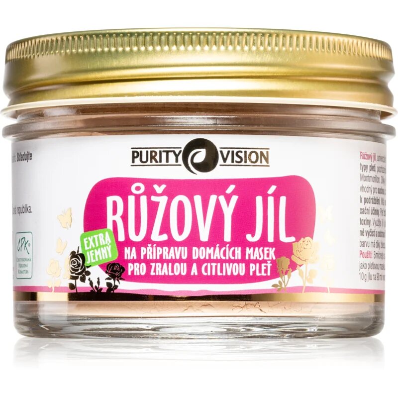 Purity Vision BIO Rose maska iz ilovice 175 g