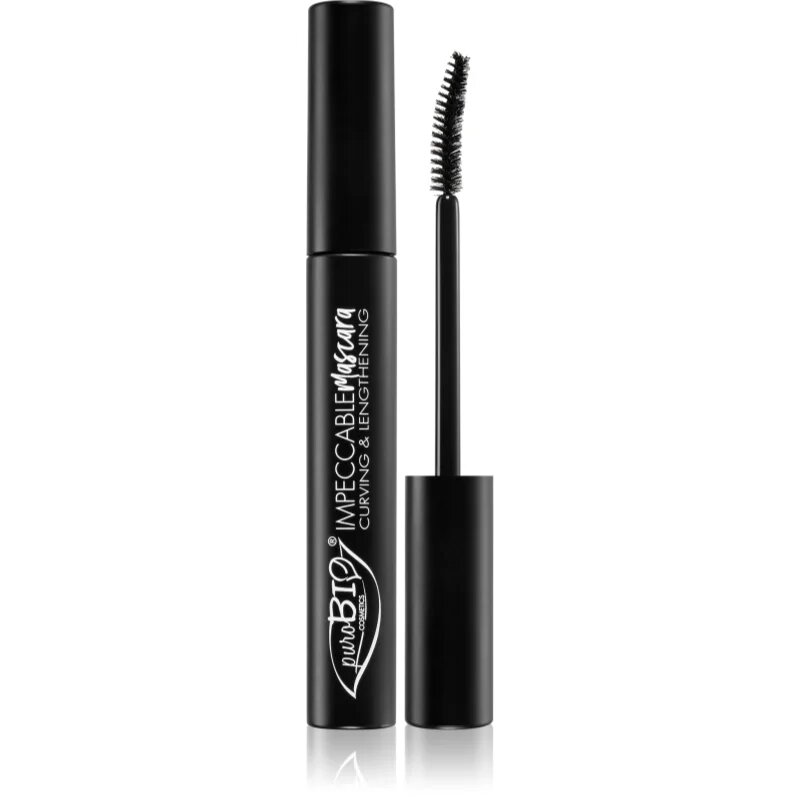 puroBIO Cosmetics Impeccable maskara za podaljšanje 7 ml