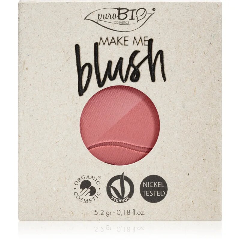 puroBIO Cosmetics Long-lasting Blush Refill dolgoobstojno rdečilo polnilo 5.2 g