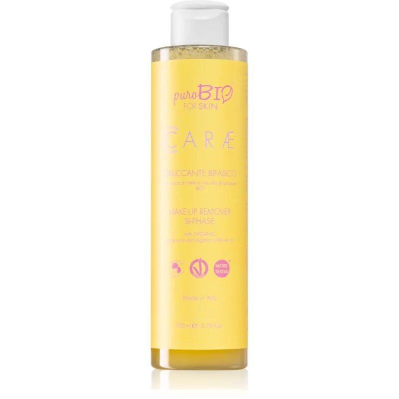 puroBIO Cosmetics Make-up Remover dvofazni odstranjevalec make-upa 200 ml