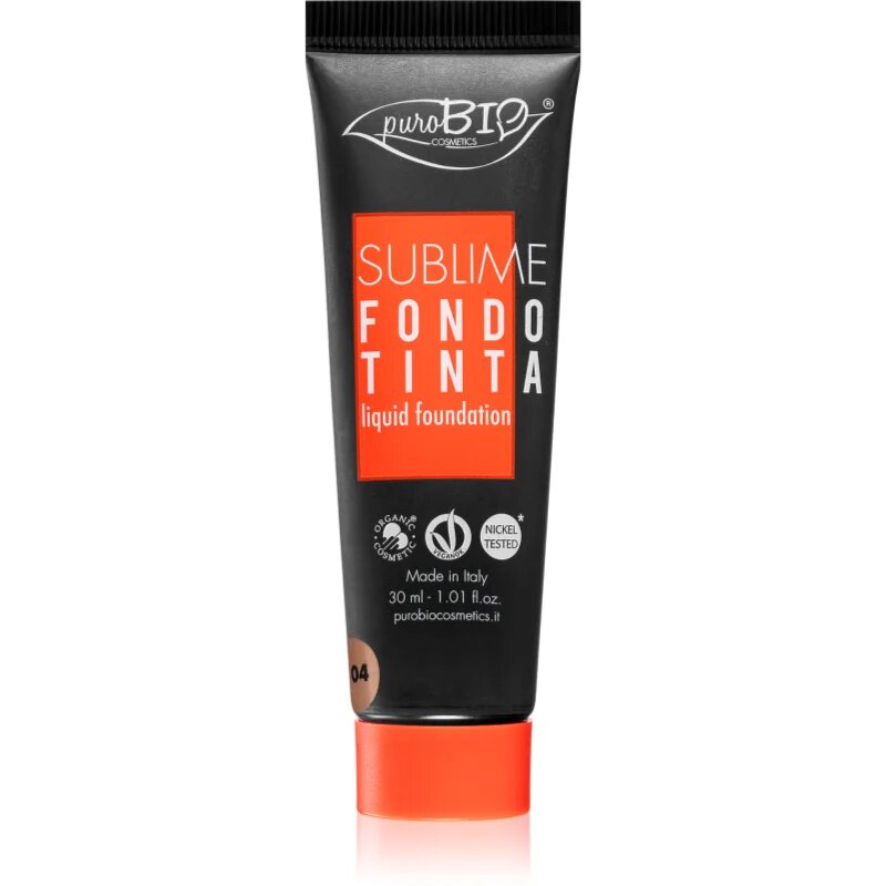 puroBIO Cosmetics Sublime tekoči puder odtenek 04 30 ml