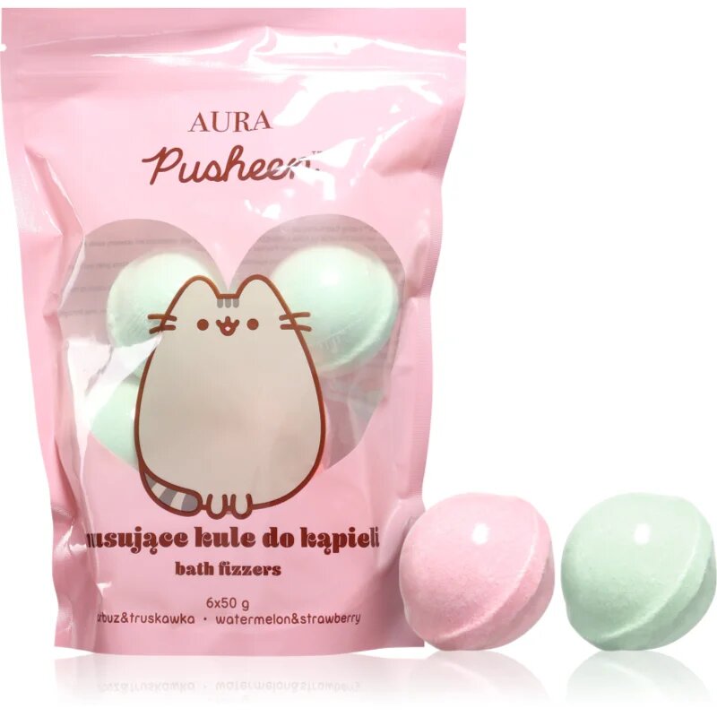 Pusheen Aura kroglica za kopel 6x50 g