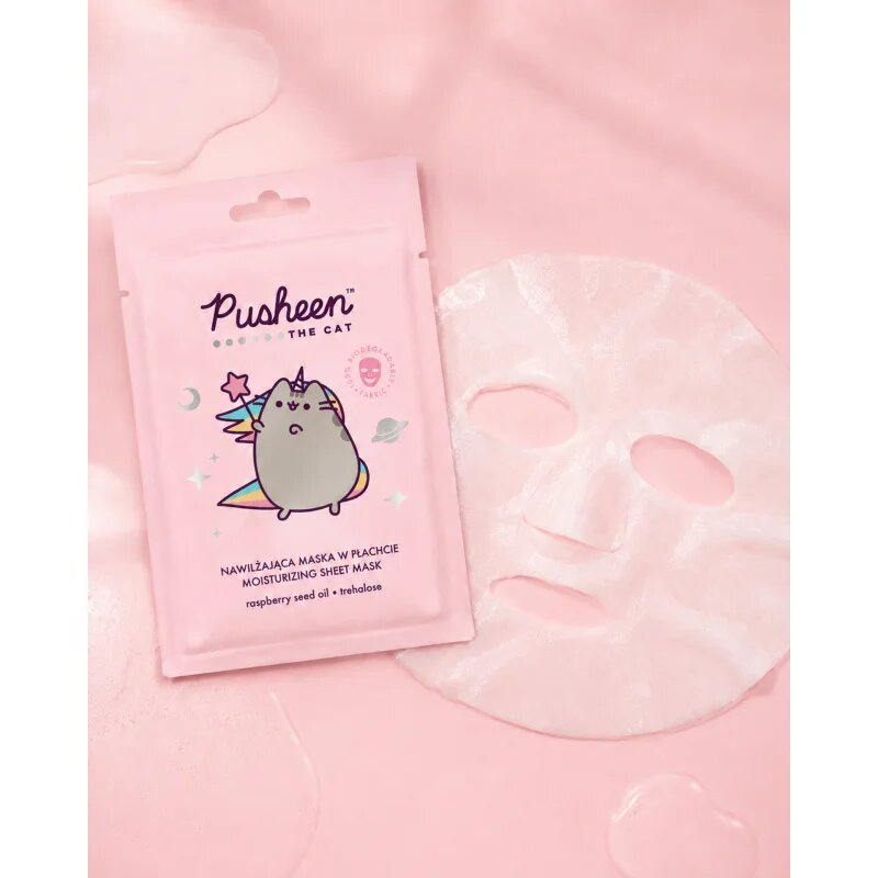 Pusheen Moisturizing Sheet Mask maska iz platna 17 g
