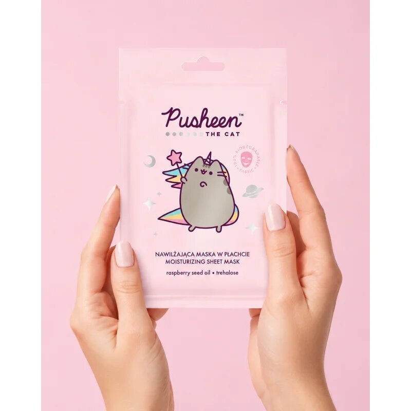Pusheen Moisturizing Sheet Mask maska iz platna 17 g