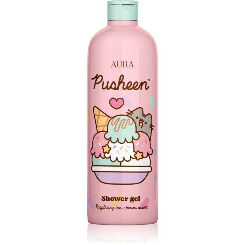 Pusheen Raspberry Ice-Cream gel za prhanje 500 ml
