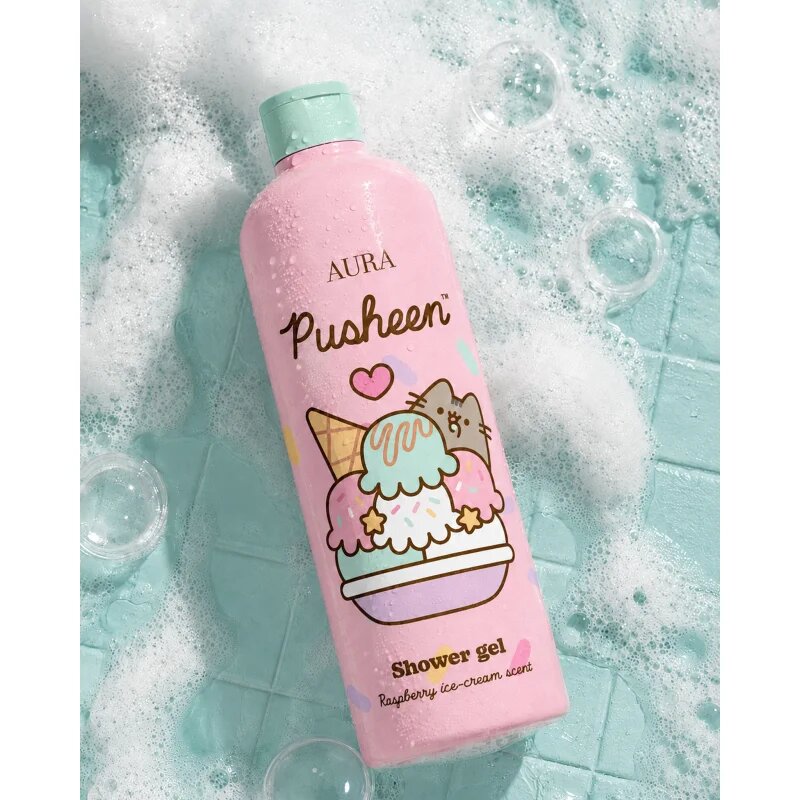 Pusheen Raspberry Ice-Cream gel za prhanje 500 ml