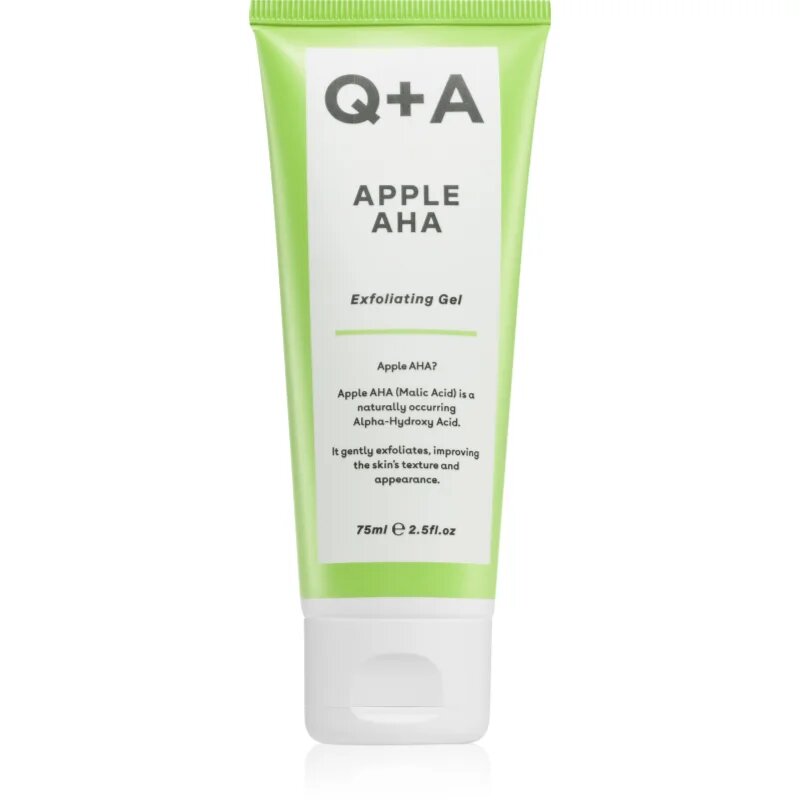 Q+A AHA Apple eksfoliacijski čistilni gel 75 ml