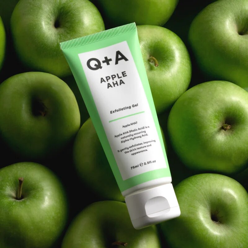 Q+A AHA Apple eksfoliacijski čistilni gel 75 ml
