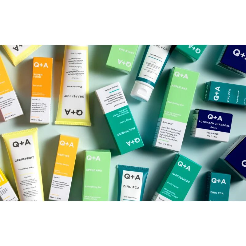 Q+A AHA Apple eksfoliacijski čistilni gel 75 ml