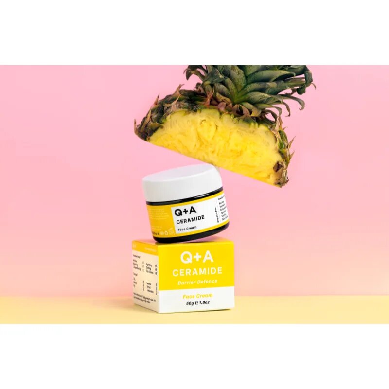 Q+A Ceramide krema za vitalizacijo kože za obraz s ceramidi 50 g
