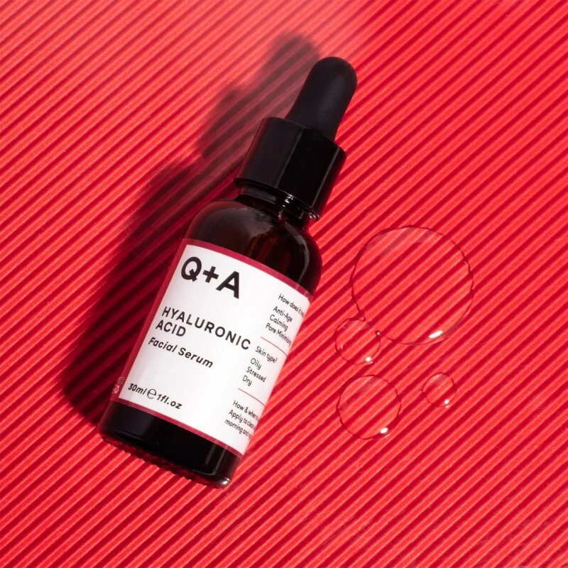 Q+A Hyaluronic Acid vlažilni serum za obraz s hialuronsko kislino 30 ml