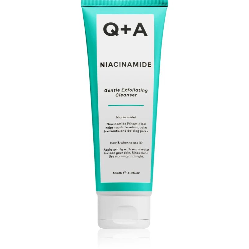 Q+A Niacinamide eksfoliacijski čistilni gel 125 ml