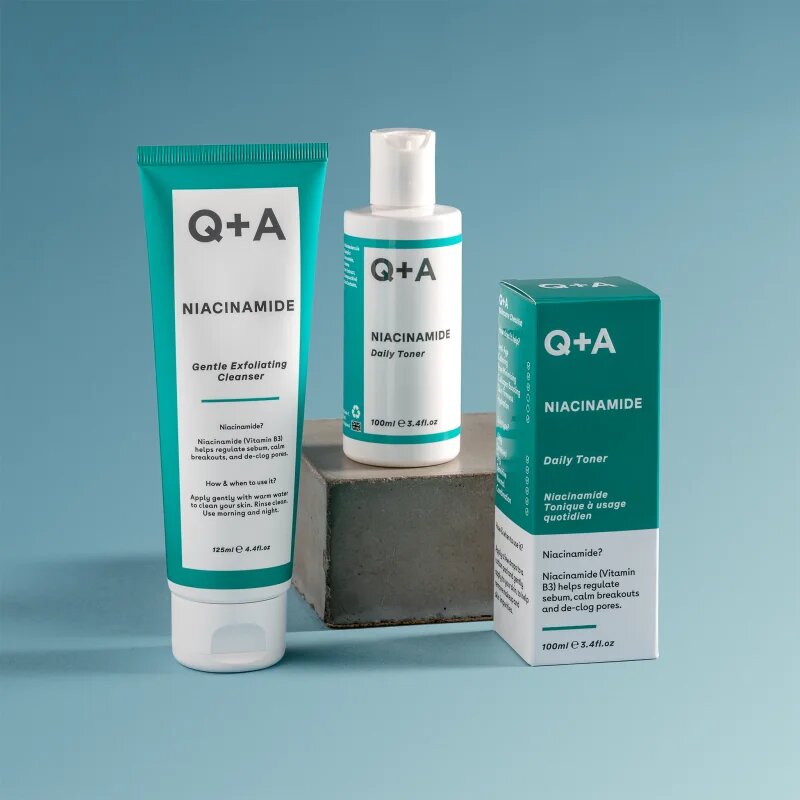 Q+A Niacinamide eksfoliacijski čistilni gel 125 ml