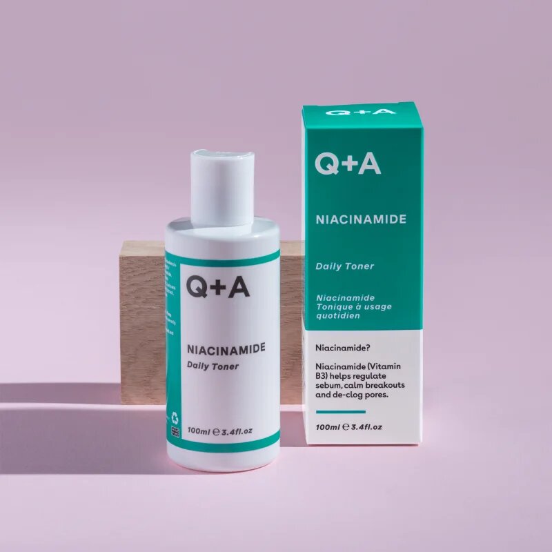 Q+A Niacinamide tonik za obraz proti nepravilnostim na koži 100 ml