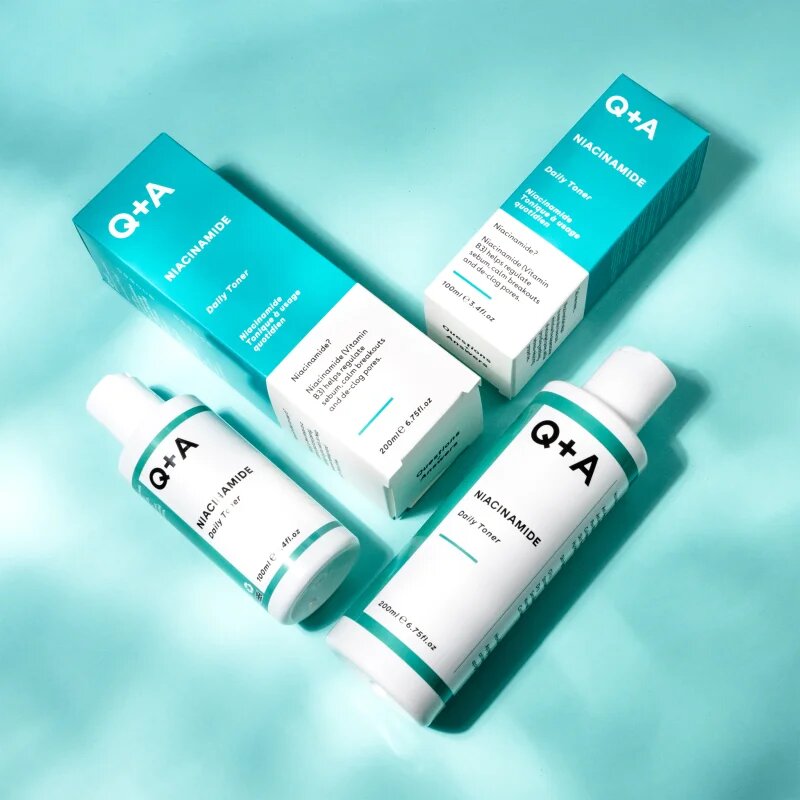 Q+A Niacinamide tonik za obraz proti nepravilnostim na koži 100 ml