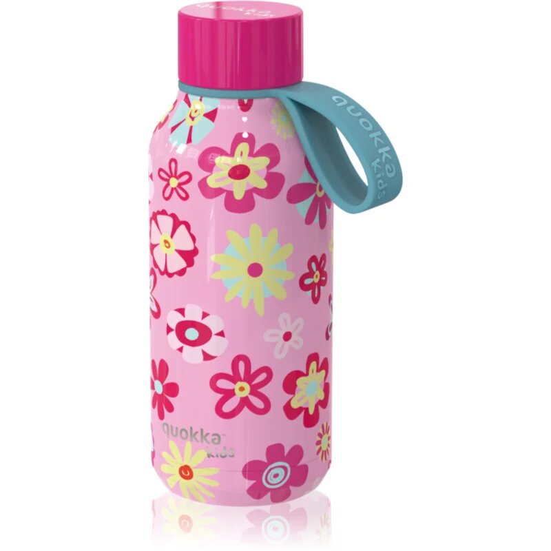 Quokka Solid Kids termovka z zanko Flowers 1 kos