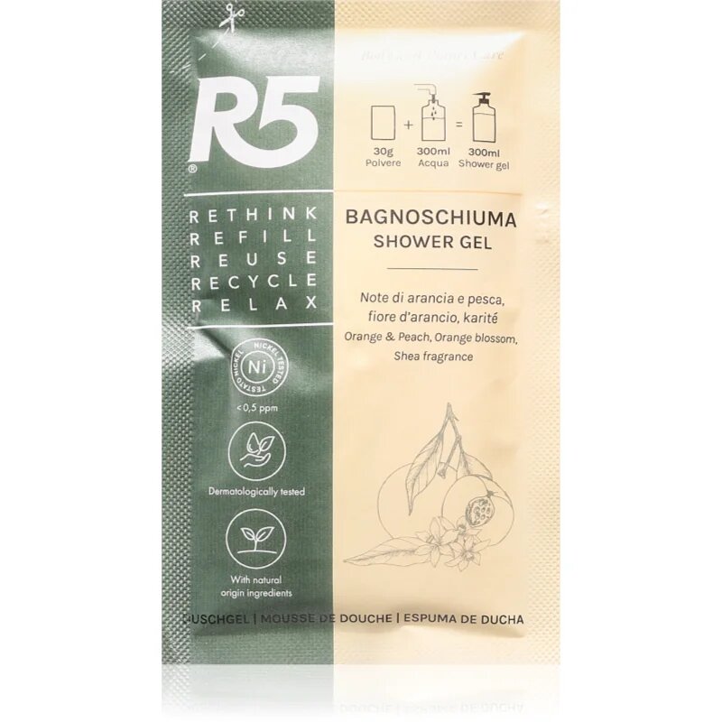 R5 Body Wash gel za prhanje 30 g
